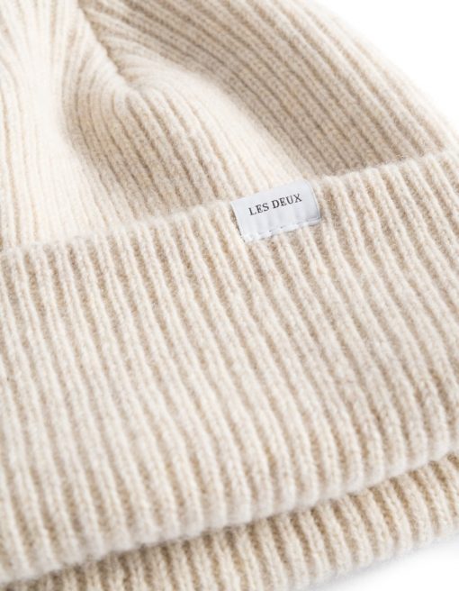 Les Deux Wayne Wool Beanie Ivory