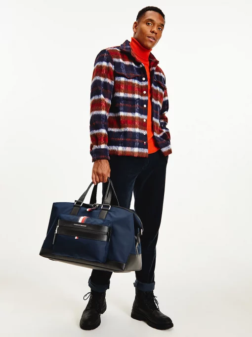 Tommy Hilfiger Shadow Check Overshirt Desert Sky Multi