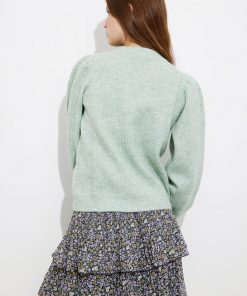 Envii Enbirke Knit Light Green Melange