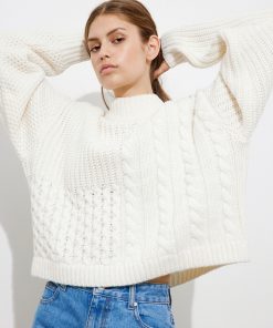 Envii Enblanca T-Neck Knit Gardenia