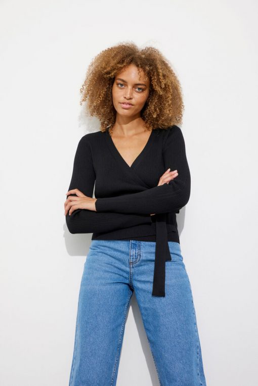 Envii Enbolson V-neck Knit Black