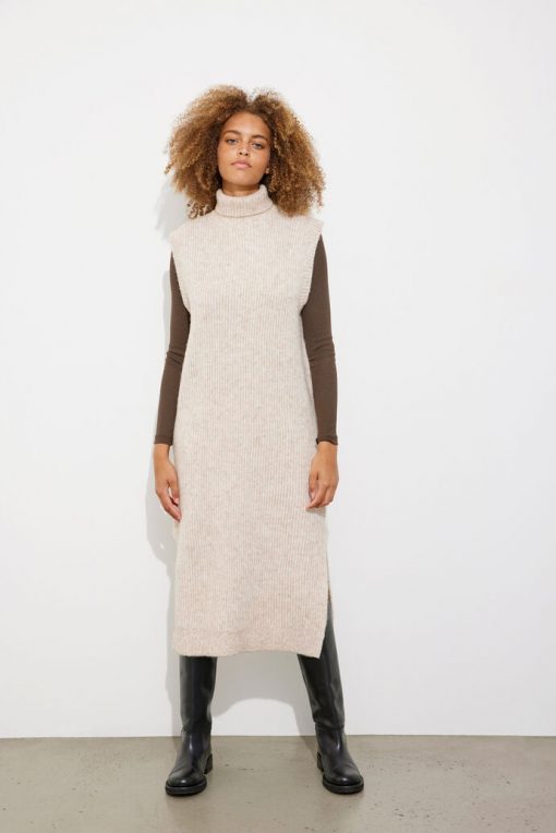 Envii Enetna Knit Dress Lead Grey Melange