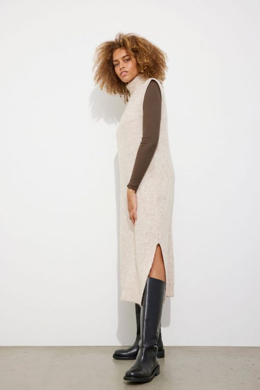 Envii Enetna Knit Dress Lead Grey Melange