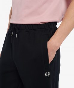 Fred Perry Loopback Sweatpants Black