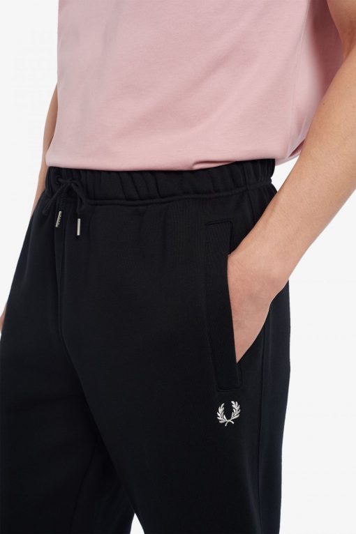 Fred Perry Loopback Sweatpants Black