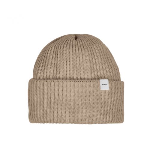 Makia Leaf Beanie Beige
