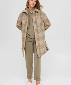 Esprit Check Shirt Jacket Ice