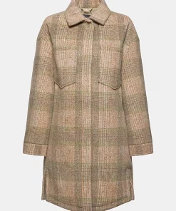 Esprit Check Shirt Jacket Ice