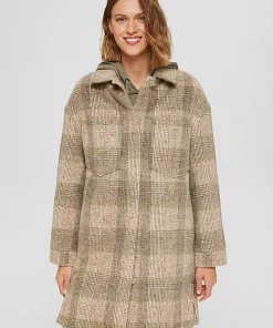 Esprit Check Shirt Jacket Ice