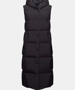 Esprit Long Down Vest Black