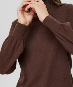 Esprit Polo Sweater Dark Brown