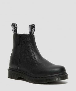 Dr. Martens 2976 Chelsea Boots With Zip Black Milled Nappa