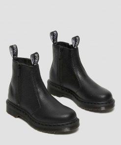 Dr. Martens 2976 Chelsea Boots With Zip Black Milled Nappa