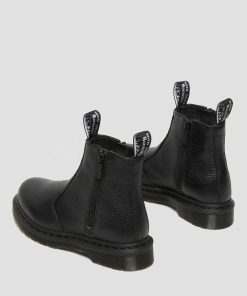 Dr. Martens 2976 Chelsea Boots With Zip Black Milled Nappa