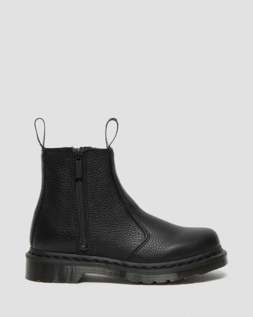 Dr. Martens 2976 Chelsea Boots With Zip Black Milled Nappa