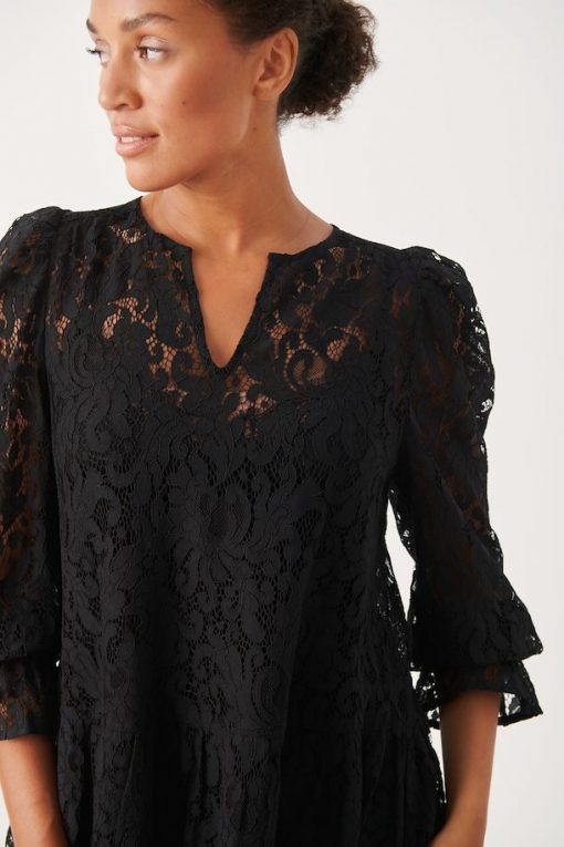Part Two Lay Dress Black