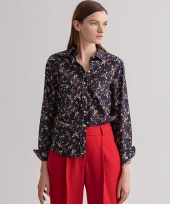 Gant Woman Rose Shirt Evening Blue