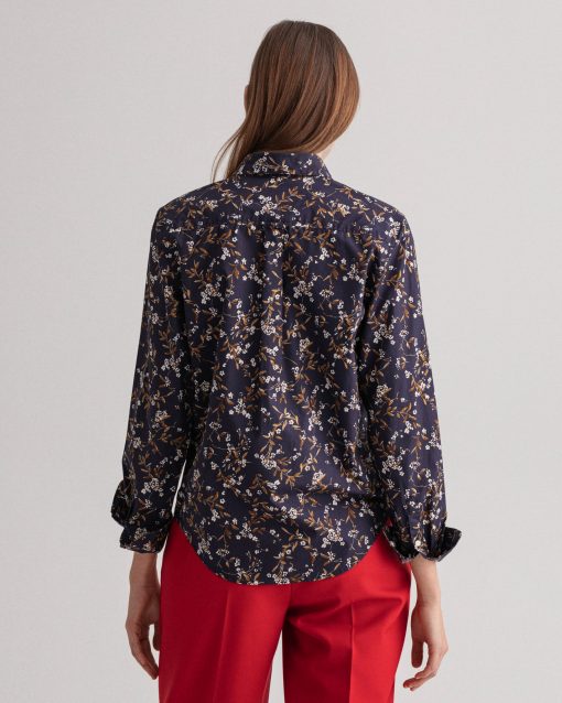 Gant Woman Rose Shirt Evening Blue