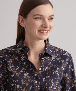 Gant Woman Rose Shirt Evening Blue