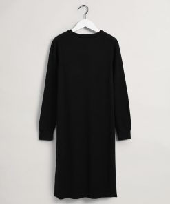 Gant Woman Merino Wool Dress Black