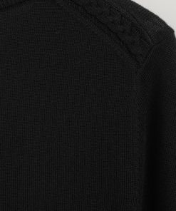 Gant Woman Merino Wool Dress Black