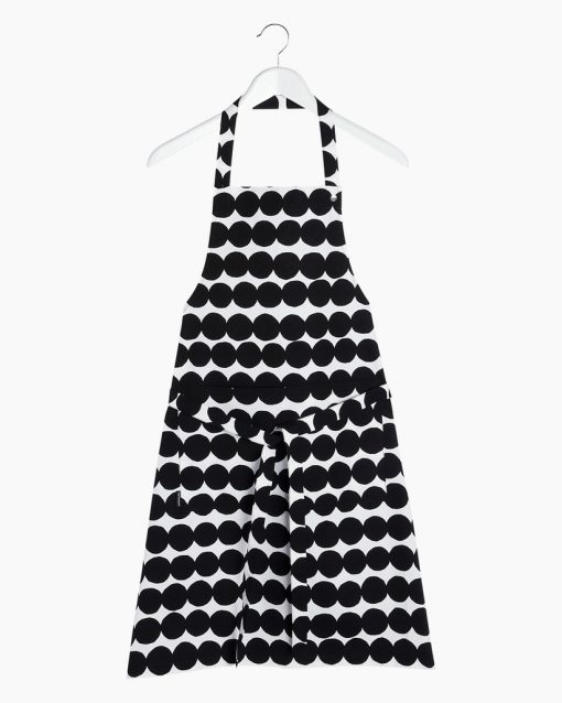 Marimekko Räsymatto Apron Black/White