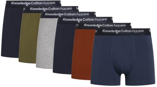 Knowledge Cotton Apparel Maple 6- Pack Underwear Multi