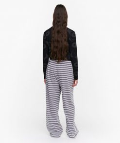 Marimekko Hiljainen Tasaraita Pants Grey