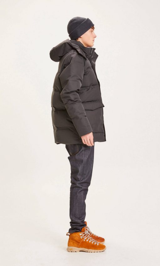 Knowledge Cotton Apparel Fjord Puffer Jacket Black