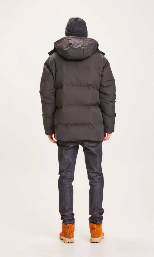 Knowledge Cotton Apparel Fjord Puffer Jacket Black