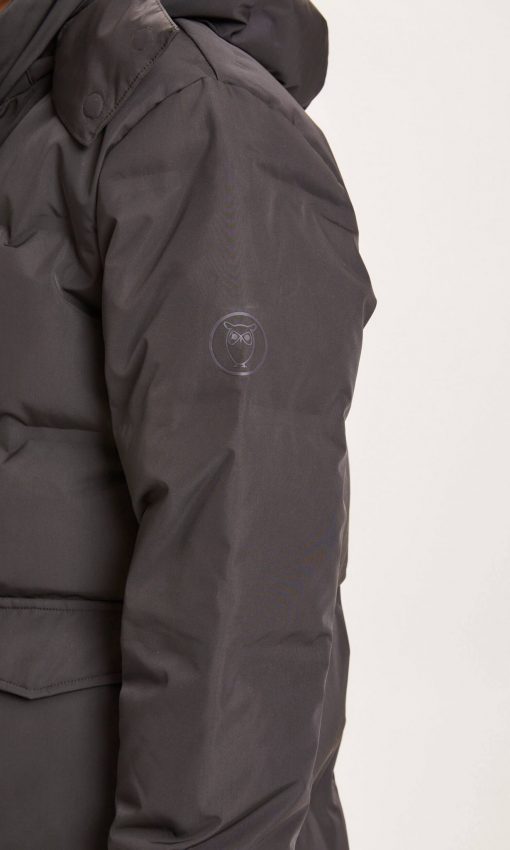 Knowledge Cotton Apparel Fjord Puffer Jacket Black