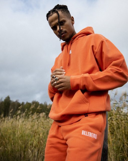 Billebeino Cozy Brick Hoodie Dark Orange