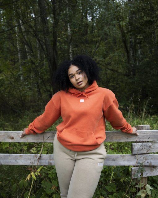 Billebeino Cozy Brick Hoodie Dark Orange