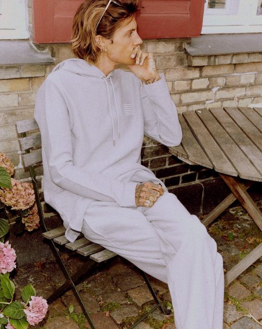 Billebeino Twill Long Hoodie Grey Melange