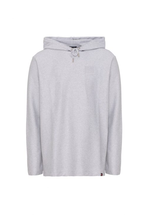 Billebeino Twill Long Hoodie Grey Melange