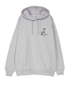 Makia Ninny Hooded Sweatshirt Light Grey