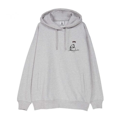 Makia Ninny Hooded Sweatshirt Light Grey