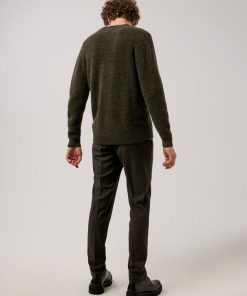 J.Lindeberg Caleb Boucle Cardigan Umber Brown