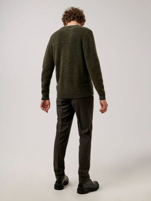 J.Lindeberg Caleb Boucle Cardigan Umber Brown