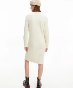 Calvin Klein Fluffy Sweater Dress Muslin