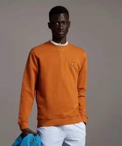 Lyle & Scott Crew Neck Sweatshirt Cider Brown