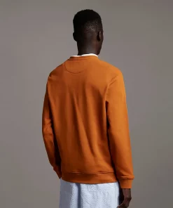 Lyle & Scott Crew Neck Sweatshirt Cider Brown