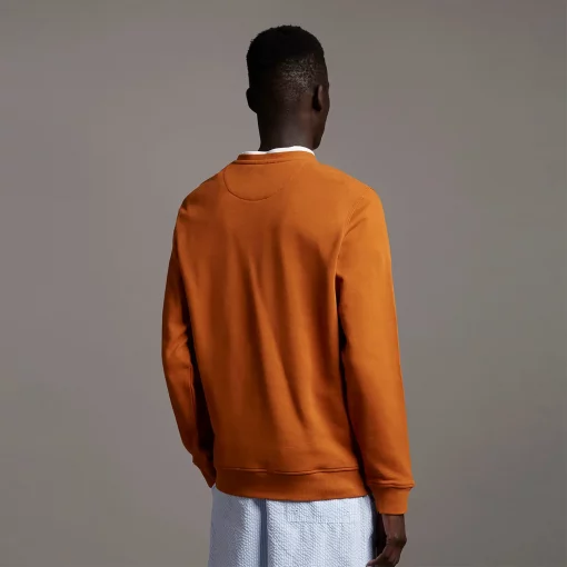 Lyle & Scott Crew Neck Sweatshirt Cider Brown