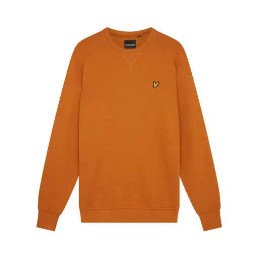 Lyle & Scott Crew Neck Sweatshirt Cider Brown