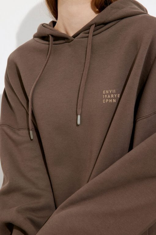 Envii Enewald Hoodie Logo Slate Black