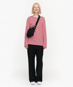 Marimekko Pitkähiha Tasaraita T-Shirt Red