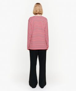 Marimekko Pitkähiha Tasaraita T-Shirt Red