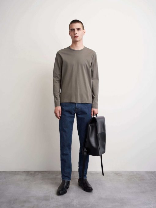 Tiger of Sweden Olaf LS T-shirt Dark Mink