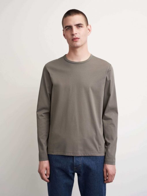 Tiger of Sweden Olaf LS T-shirt Dark Mink