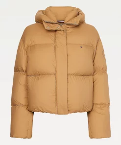 Tommy Hilfiger Nylon Down Puffer Countryside Khaki